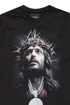 Boys Amina Black Graphic T-Shirt