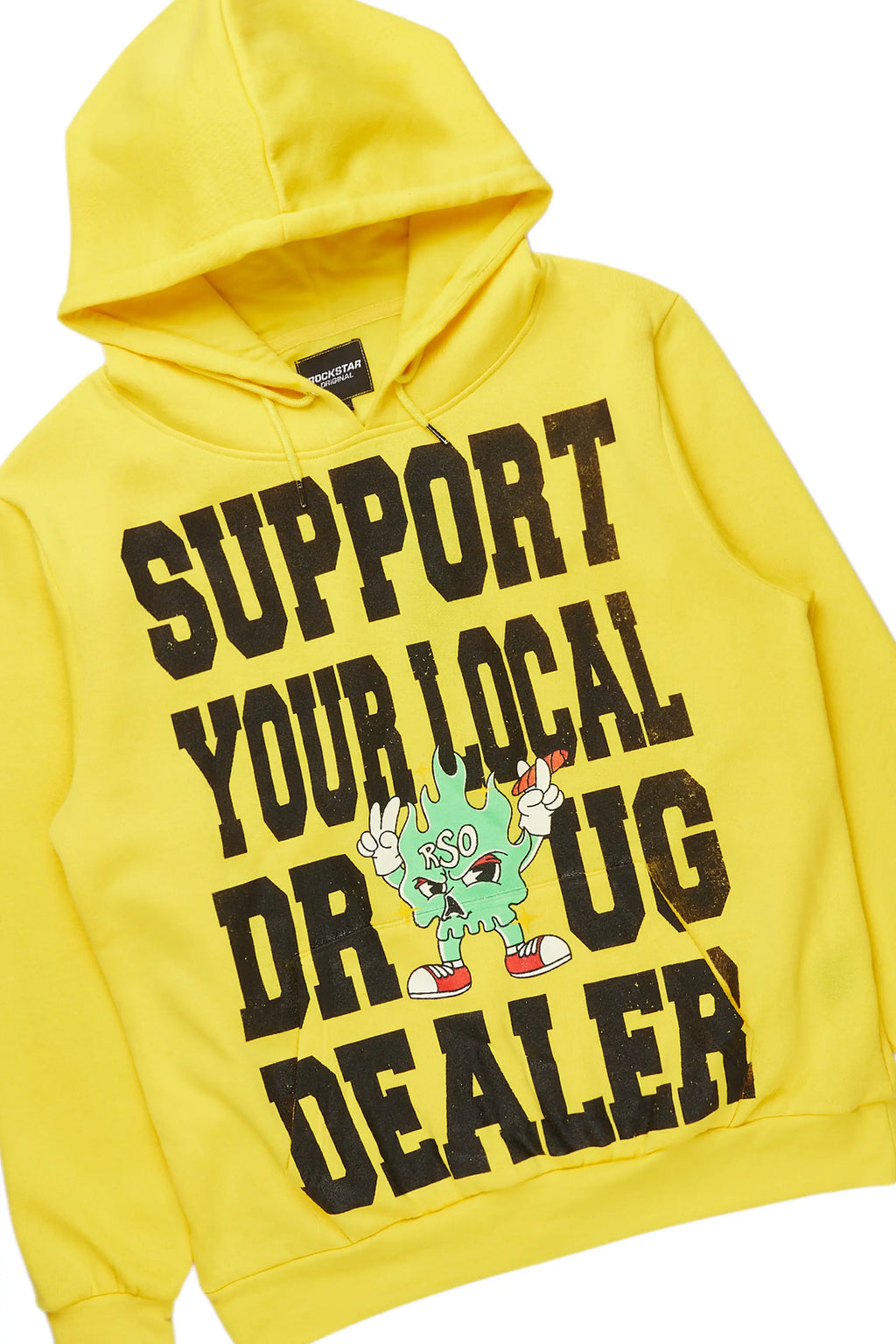 Tarl Yellow Hoodie/Baggy Track Pant Set