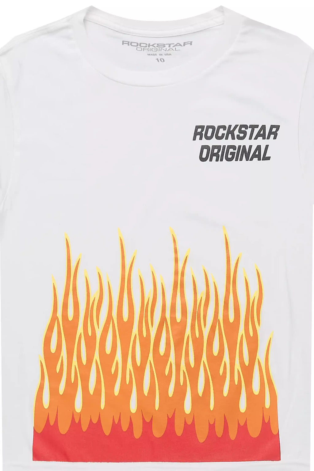 Boys Roeland White Graphic T-Shirt