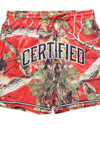 Ceri Red Graphic Short