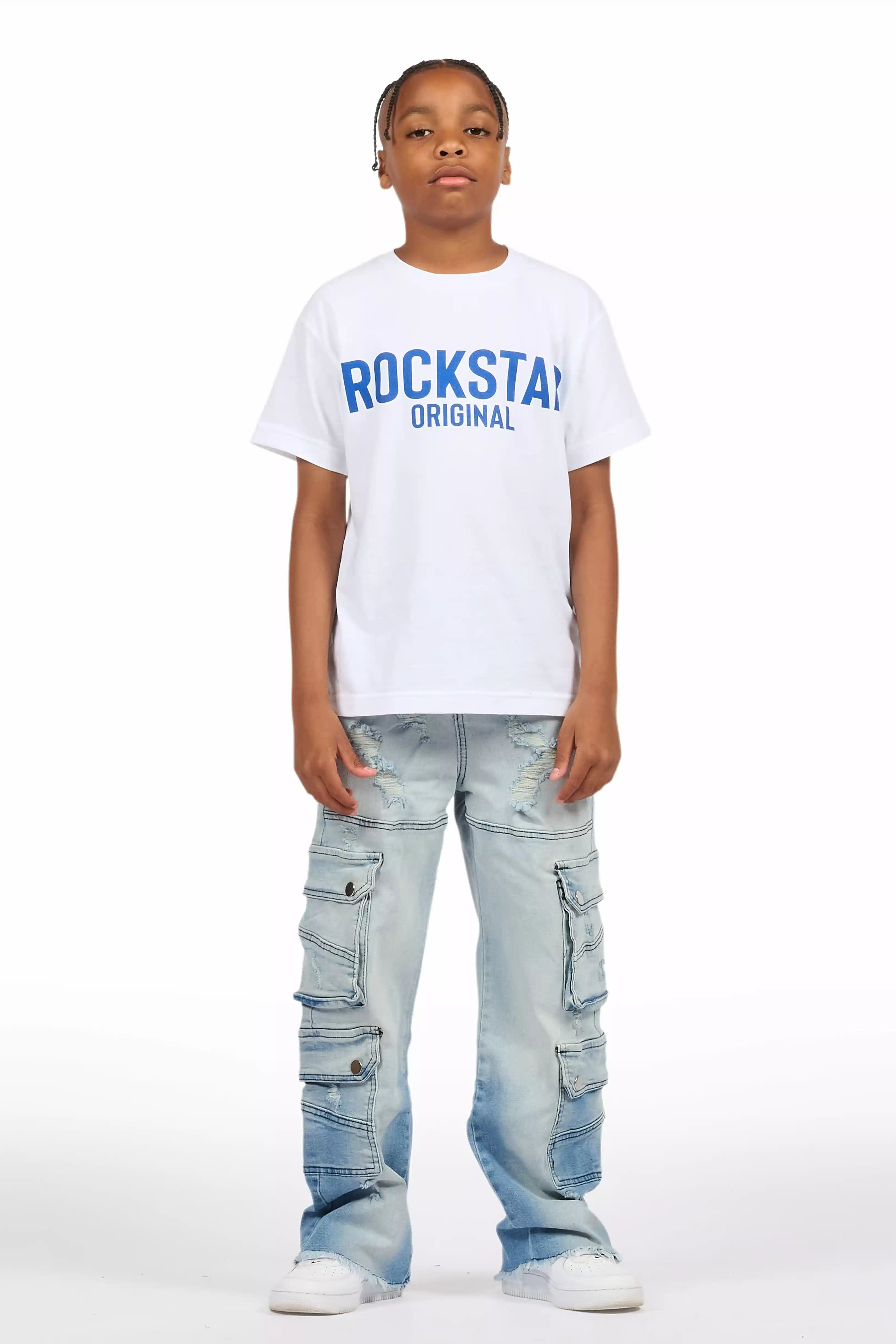 Boys Keylor Light Blue Baggy Fit Jean