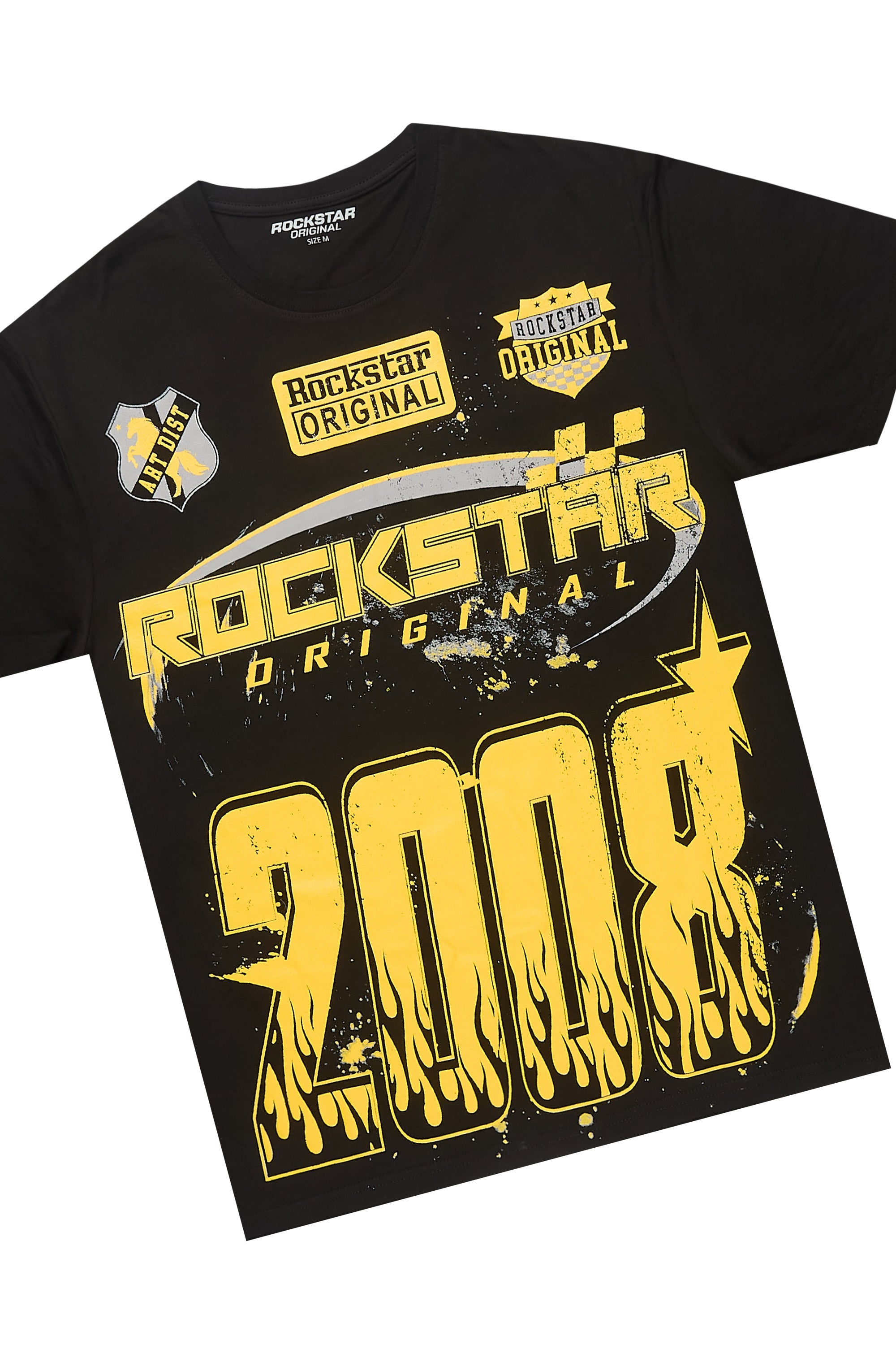 Esha Black T-Shirt Trackset