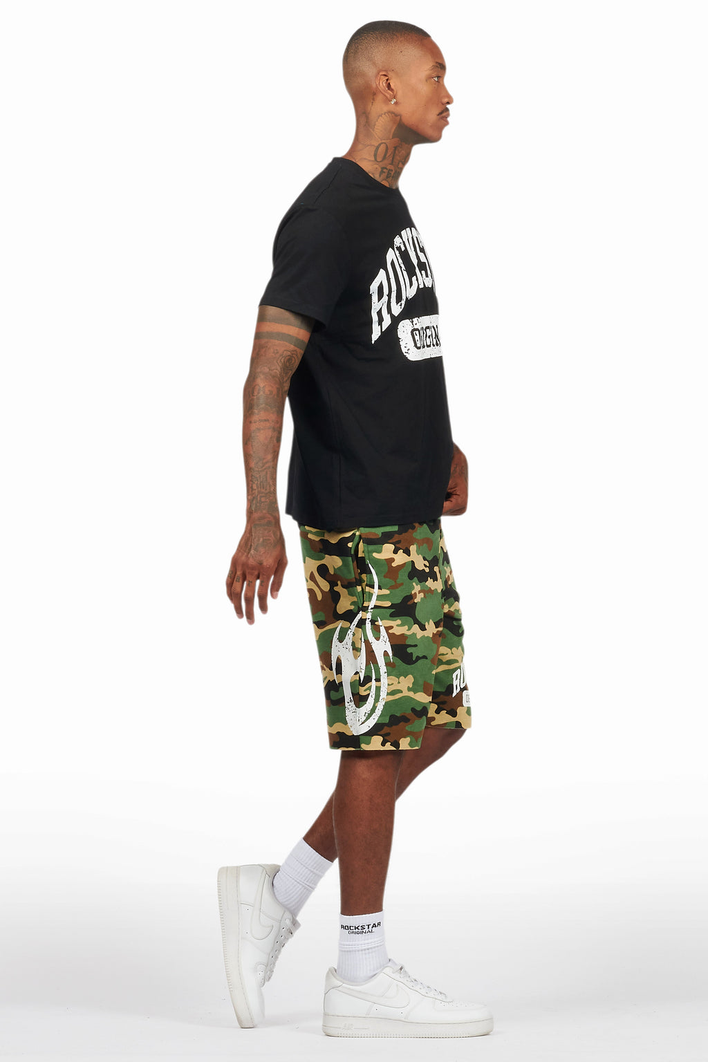 Members Black/Camo T-Shirt/Short Set