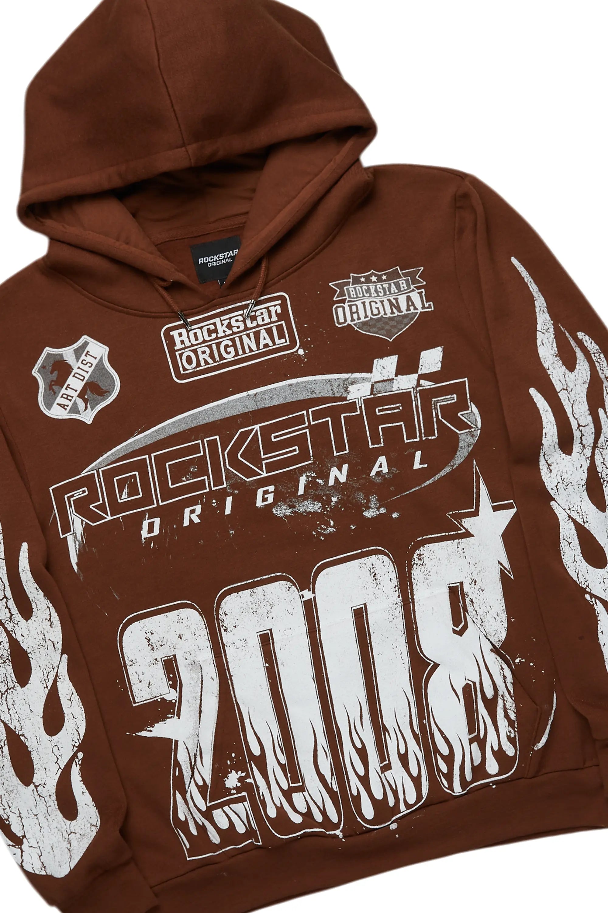 Amos Brown Hoodie/Baggy Track Pant Set