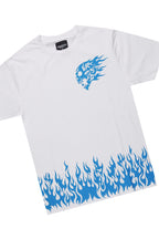 Bubble White/Blue T-Shirt/Super Stacked Flare Jean Bundle