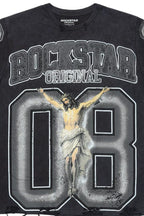 Tariqa Black/White Oversized T-Shirt