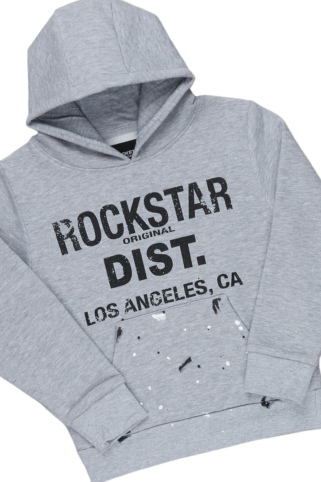 Girls Scarlie Grey/ Black  Stacked Flare Track Set