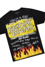 Beno Black T-Shirt/Baggy Stacked Pant Set