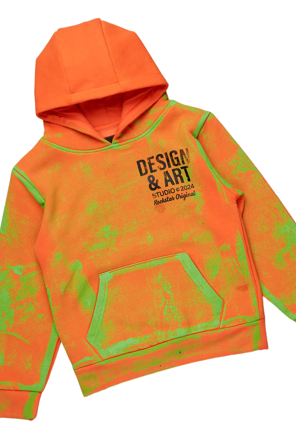 Boys Rue Orange Stacked Pant Set