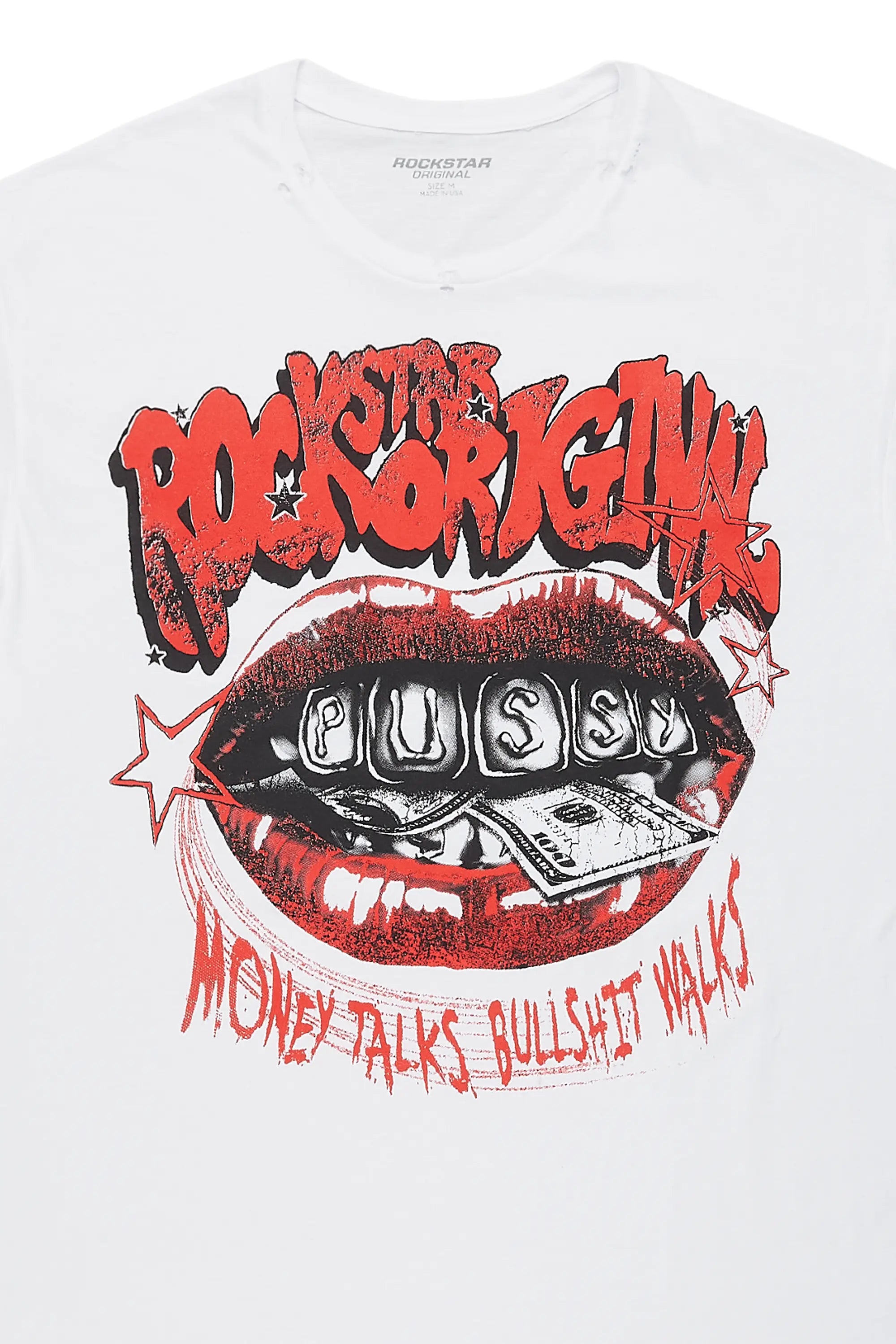 Bloke White Oversized Graphic T-Shirt