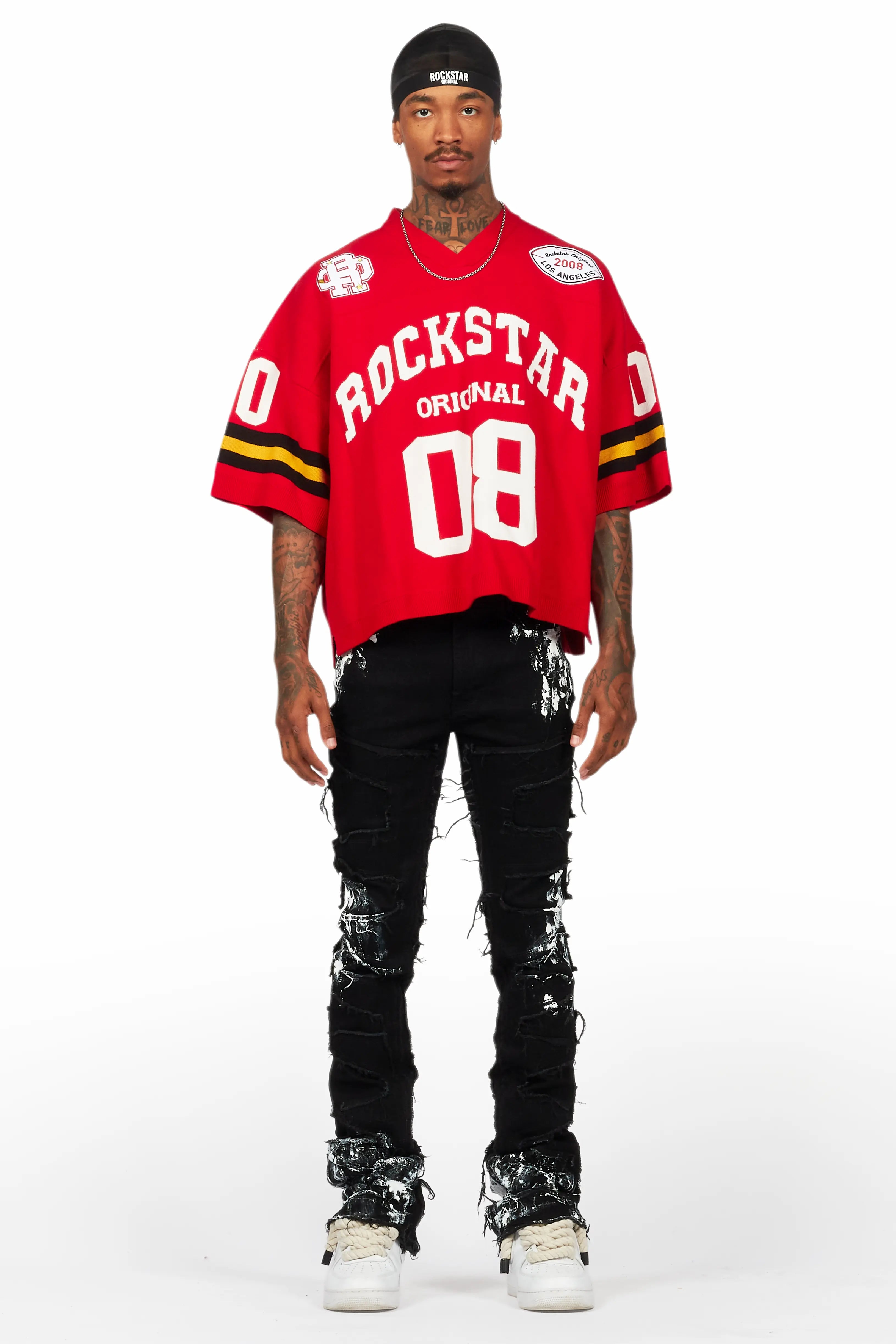 Nuno Red Knit Jersey