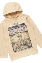 Boys Luxton Vintage Beige Hoodie/Stack Flare Jean Set