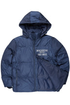 Briggs Navy Graphic Puffer