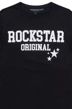 Boys Pluton Black/White Graphic T-Shirt