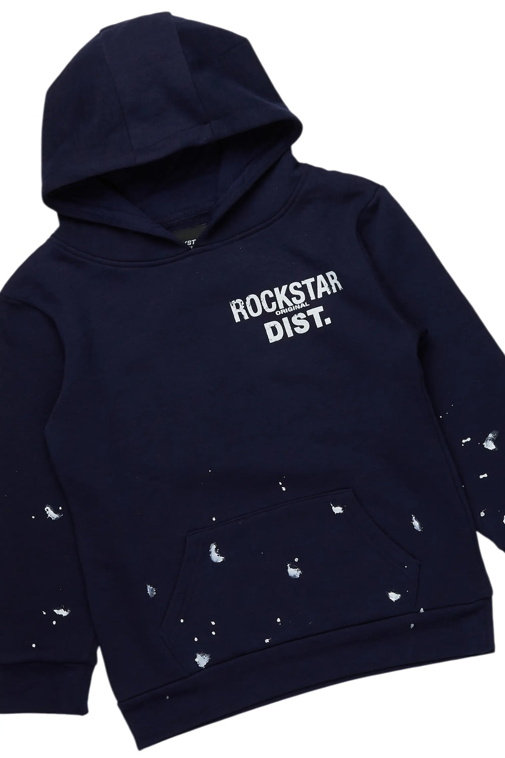 Boys Raffer Navy Stacked Pant Set