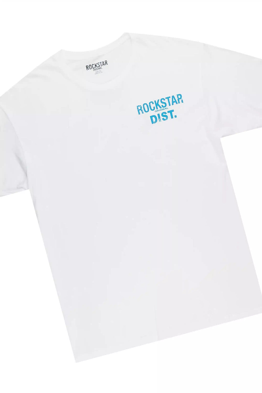 Dalasia White/Blue Tee & Mashawi Light Wash Jean Set