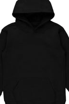 Boys Black Basic Hoodie