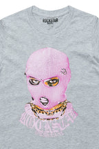 Girls Mura Heather Grey Graphic T-Shirt