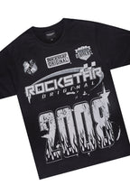 Amos Black T-Shirt/Stacked Flare Track Set