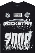 Amos Black Graphic T-Shirt