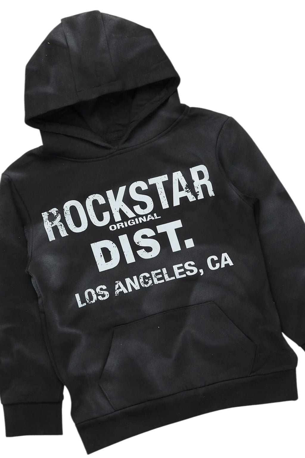 Boys Nelly Black/Red Baggy Fit Track Set