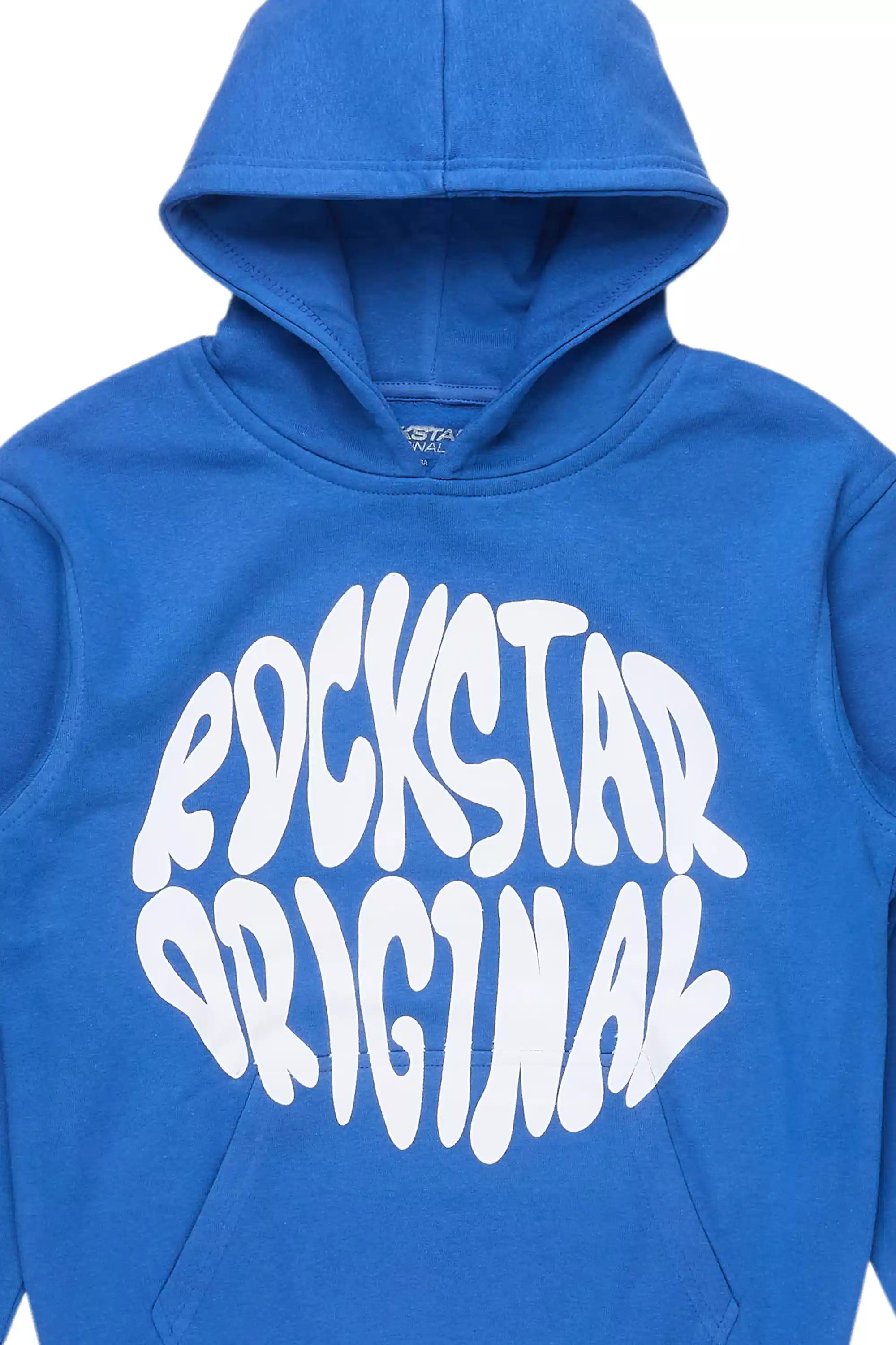 Boys Thierry Royal Blue/White Graphic Hoodie