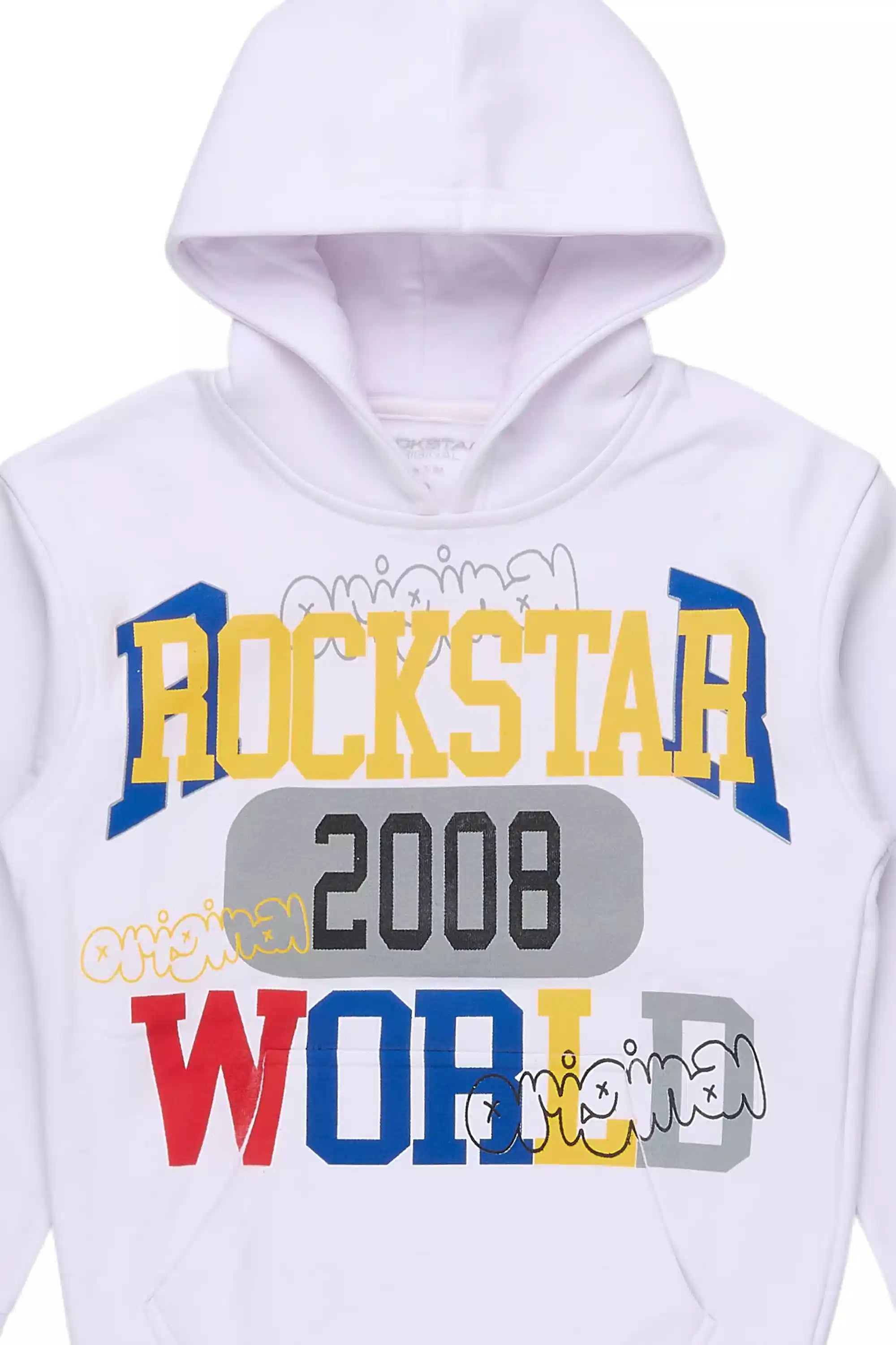 Boys Daria White Graphic Hoodie