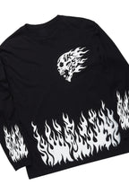 Bubble Black/White Long Sleeve T-Shirt/Baggy Pant Set