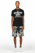 Tappy Black/White T-Shirt Short Set