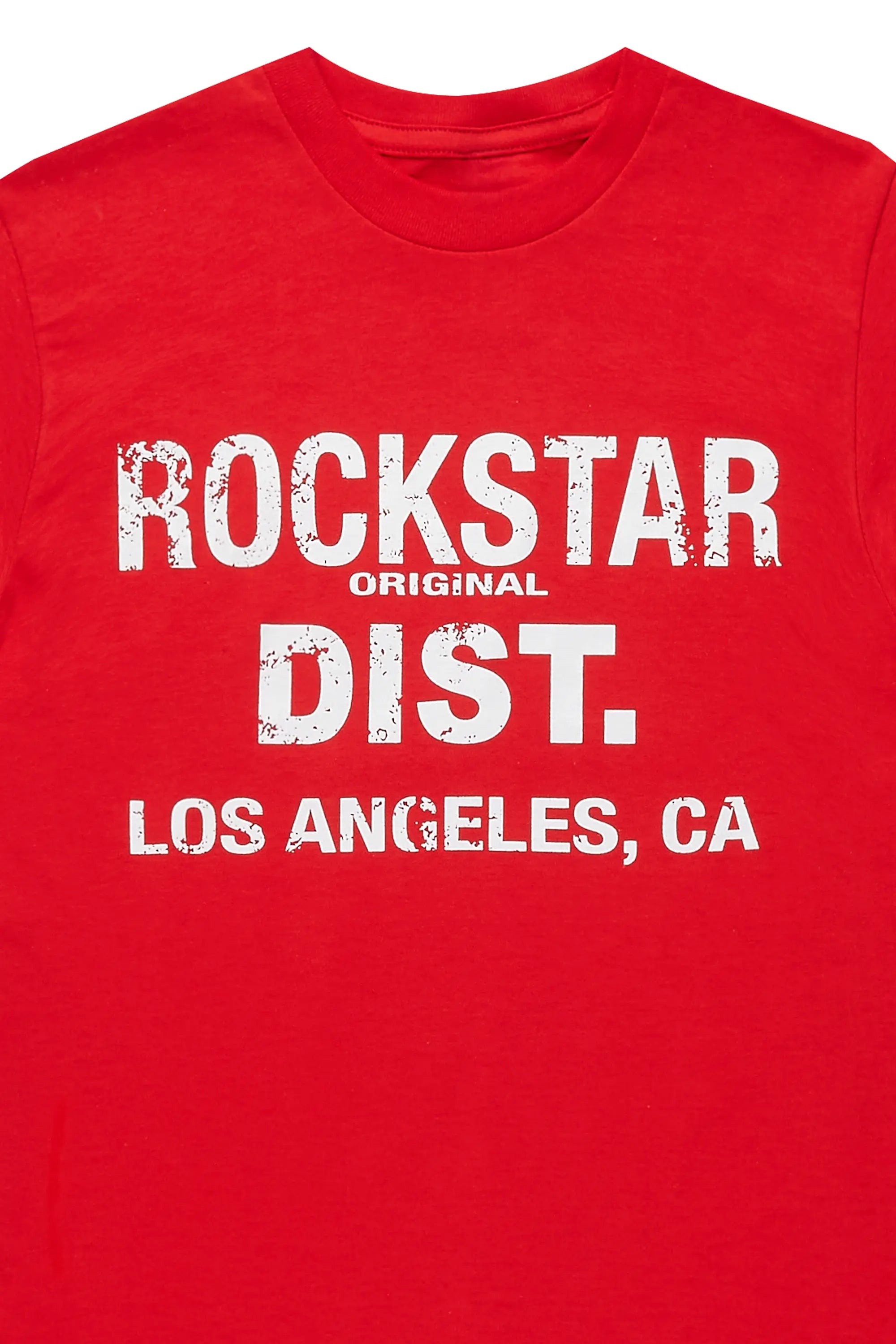 Boys Koen Red Graphic T-Shirt