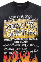 Beno Black/Yellow Oversized Graphic T-Shirt