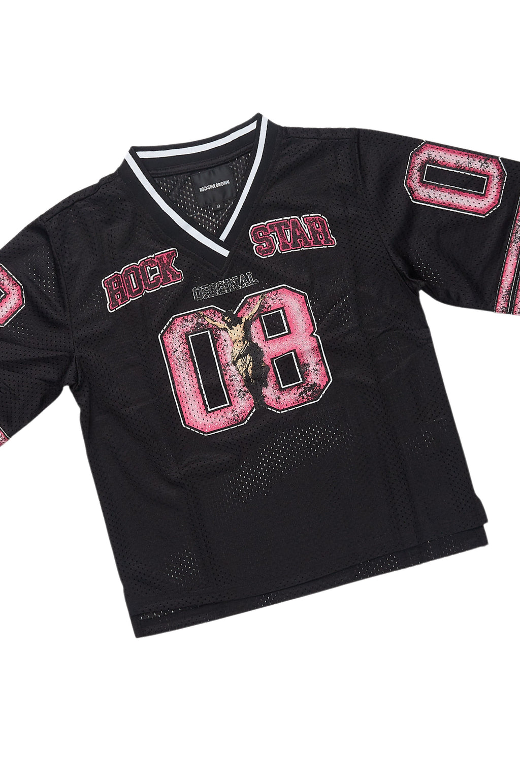 Girls Azella Black Jersey Stacked Set