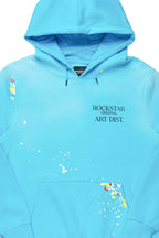 Rockstar Art Dist. Blue Graphic Hoodie