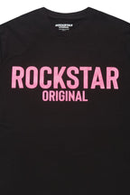 Fana Black/Pink Oversized T-Shirt