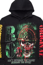 Loletha Black Graphic Hoodie