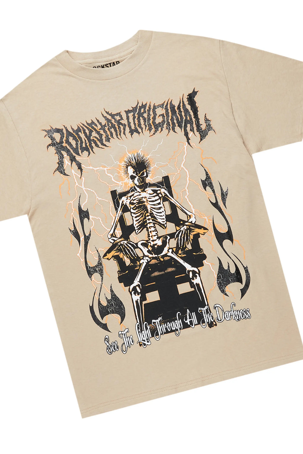 Deathrown Beige T-Shirt Slim Fit Cargo Jean Bundle