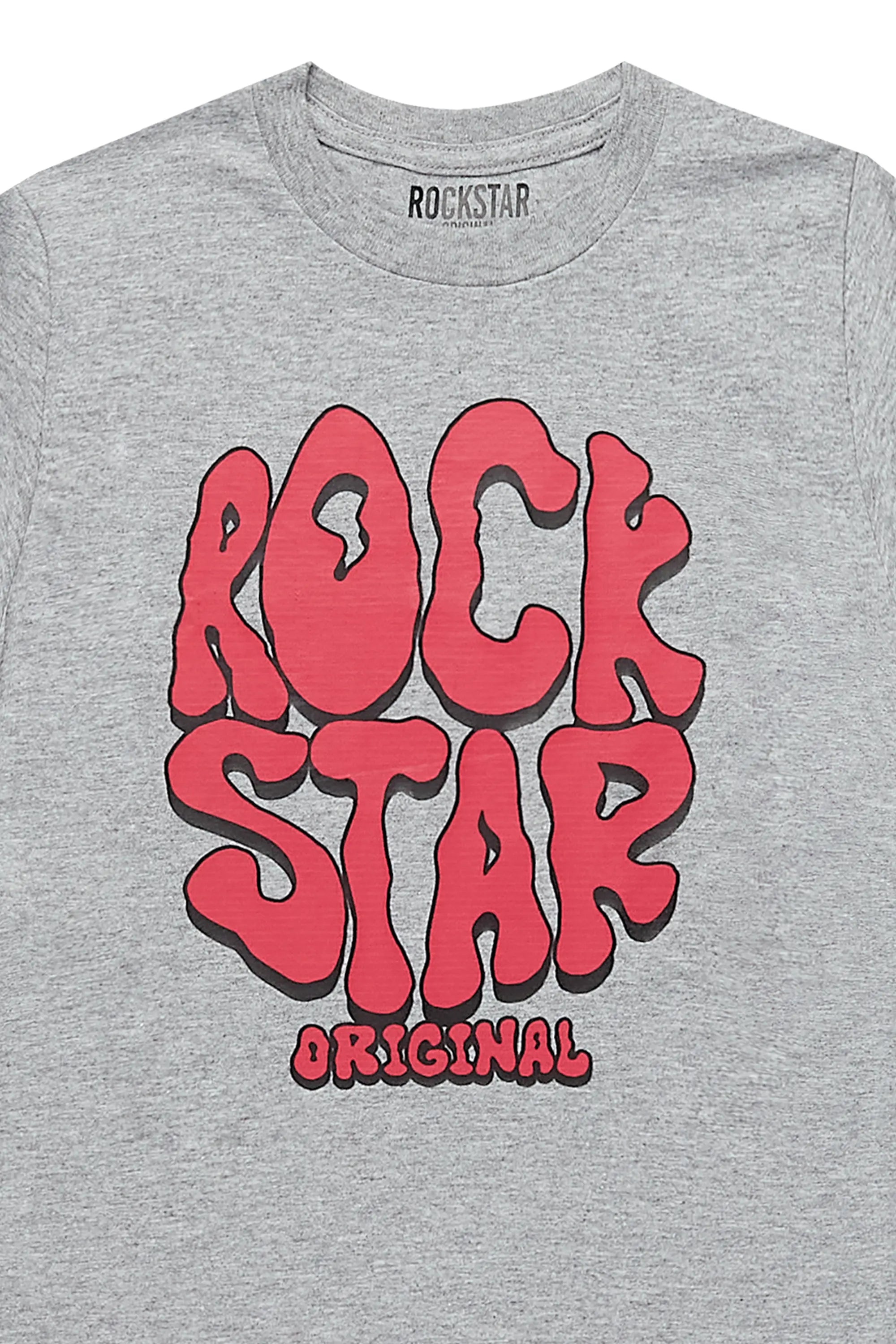 Girls Cassia Grey Graphic T-Shirt