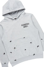 Raffer Grey/White Hoodie/Stacked Flare Pant Set