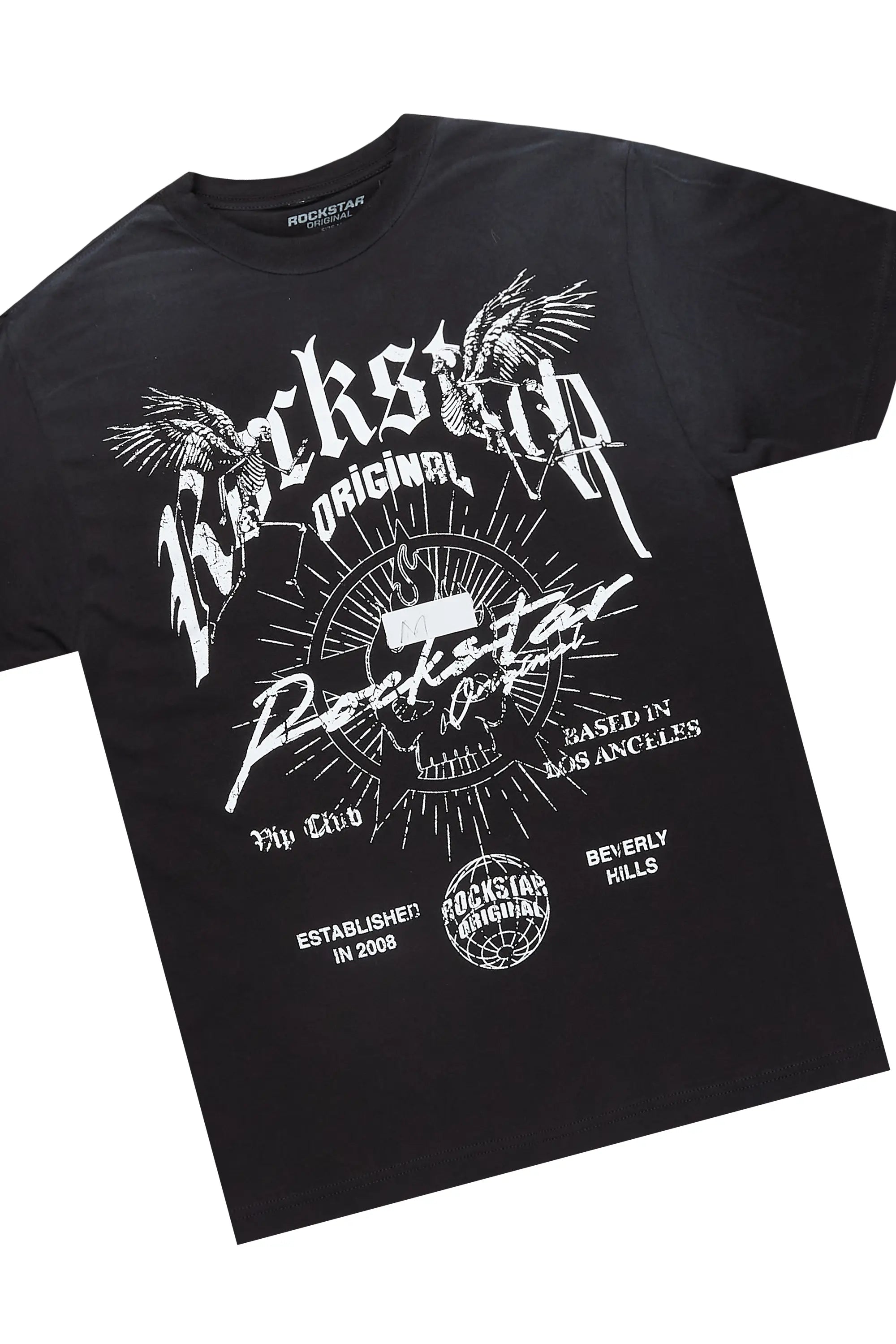 Tally Black T-Shirt/Stacked Track Set