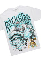 Terrina White Tee & Toniesha Light Wash Jean Set