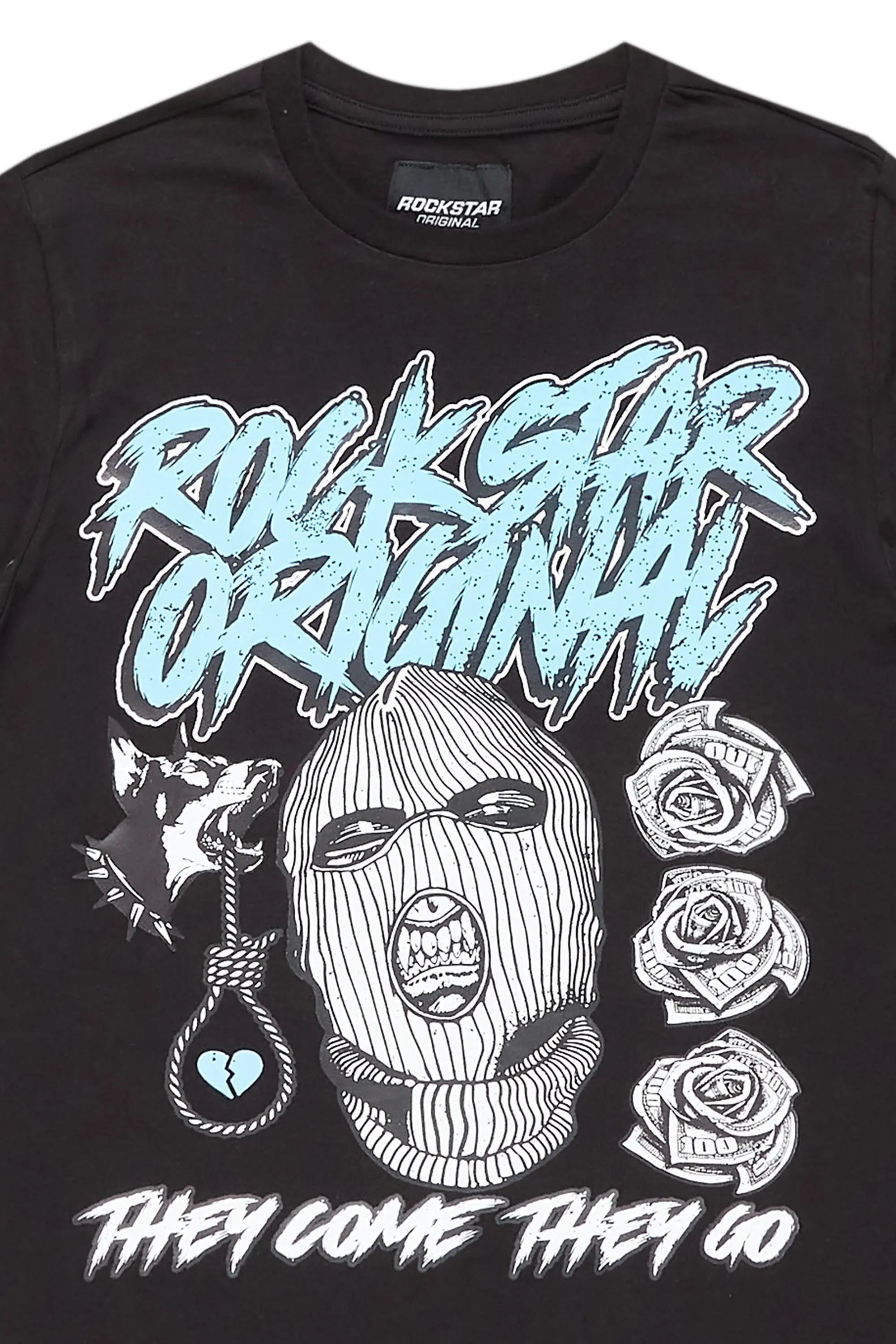 Boys Calisto Black Graphic T-Shirt