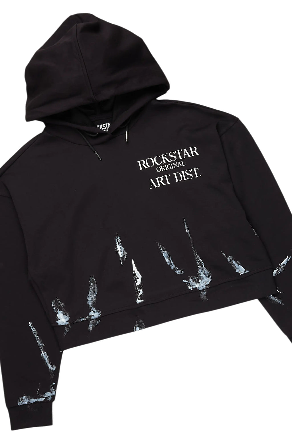 Marteona Black Hoodie/Super Stacked Jean Set