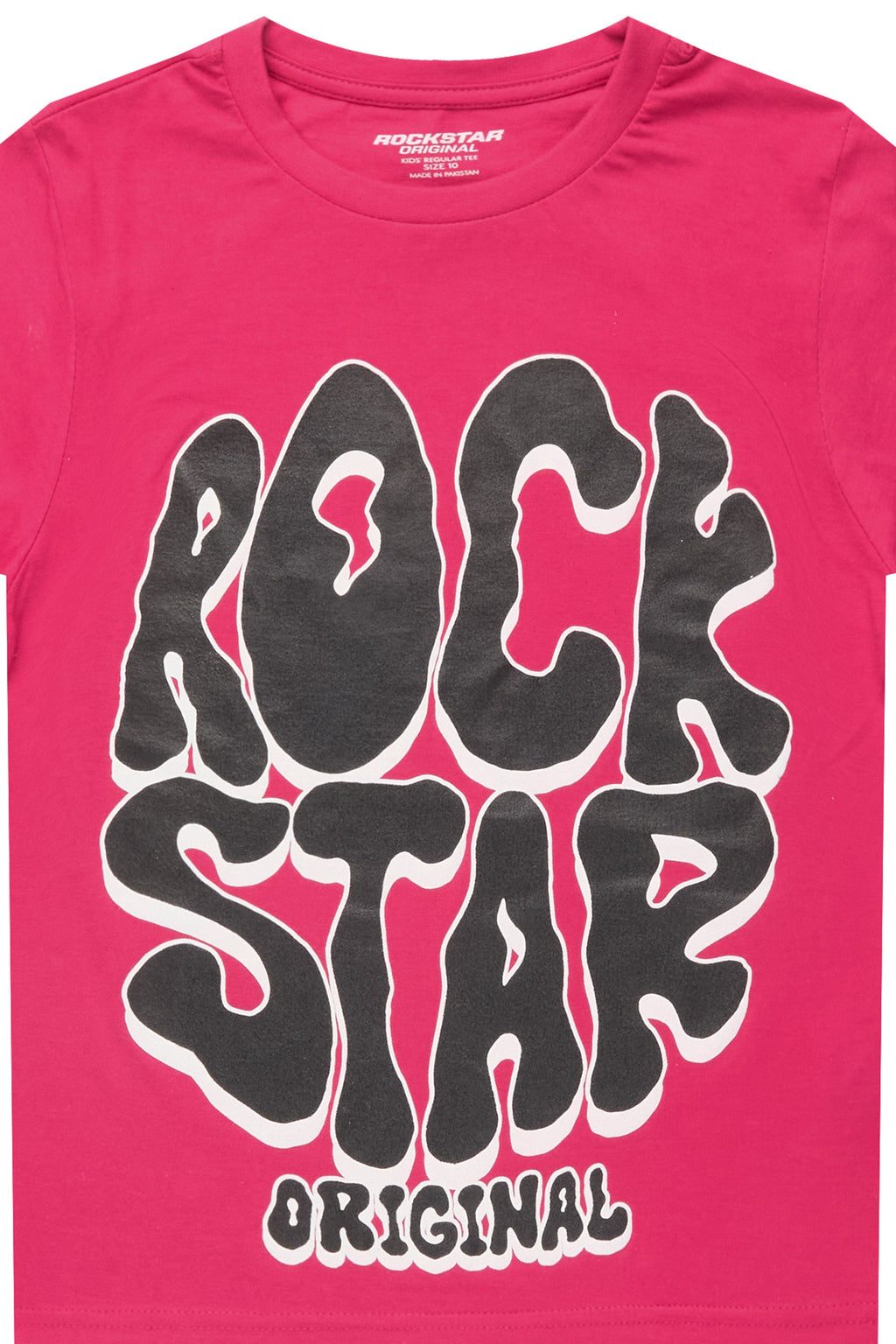 Boys Cass Fuchsia/Black Graphic T-Shirt