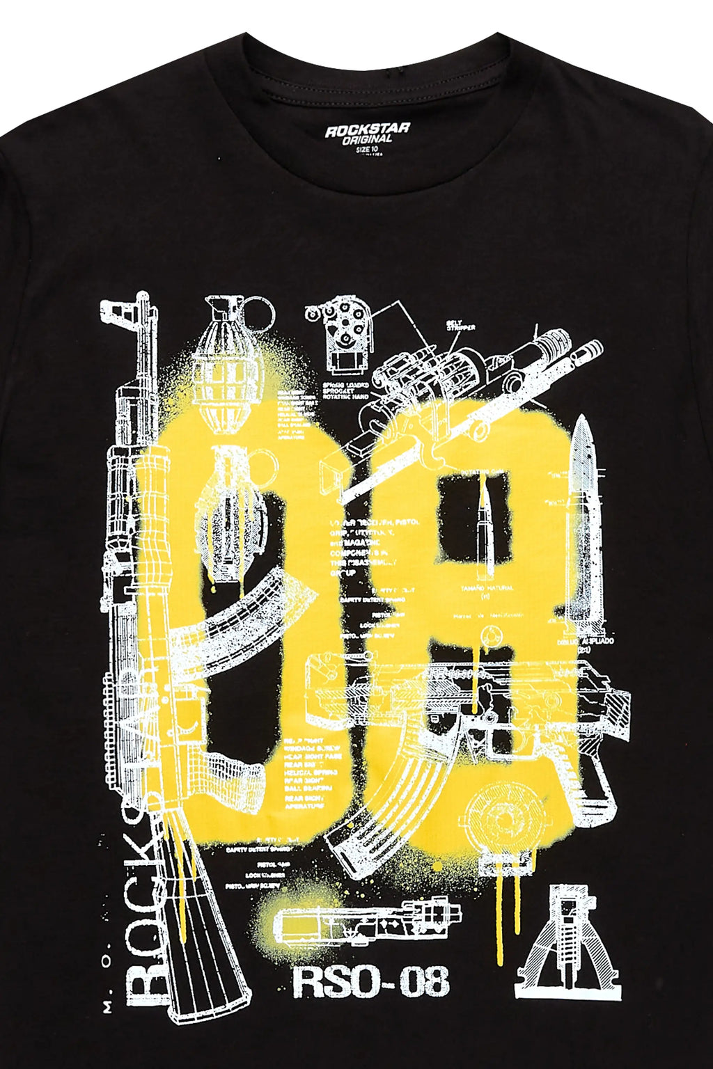 Boys Nesta Black Graphic T-Shirt