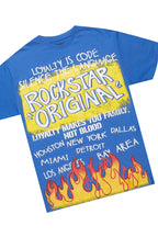 Beno Royal Blue Graphic T-Shirt Short Set