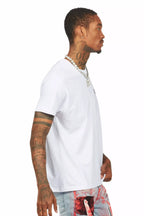 Sana White/Black Graphic T-Shirt