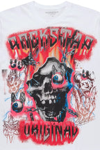 Styx White/Red Oversized Graphic T-Shirt