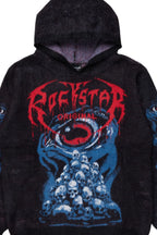 Ika Black Knit Hoodie