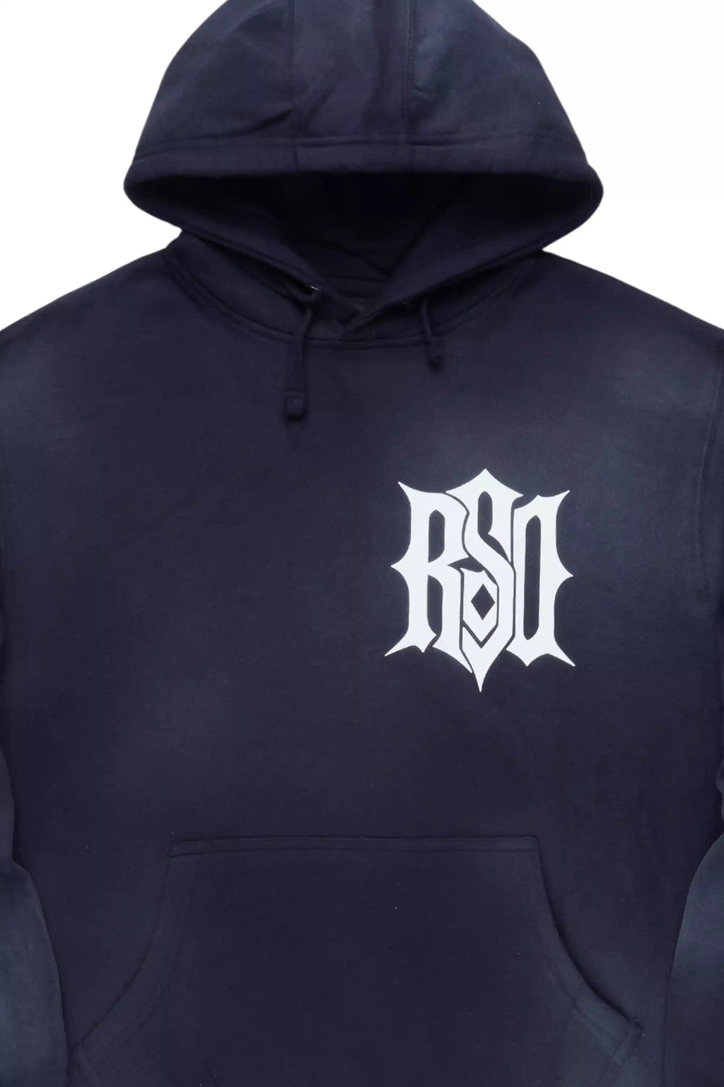 Sebrina Navy Graphic Hoodie