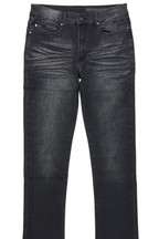 Dag Dark Grey Stacked Flare Jean